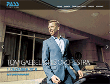Tablet Screenshot of pass-events.com